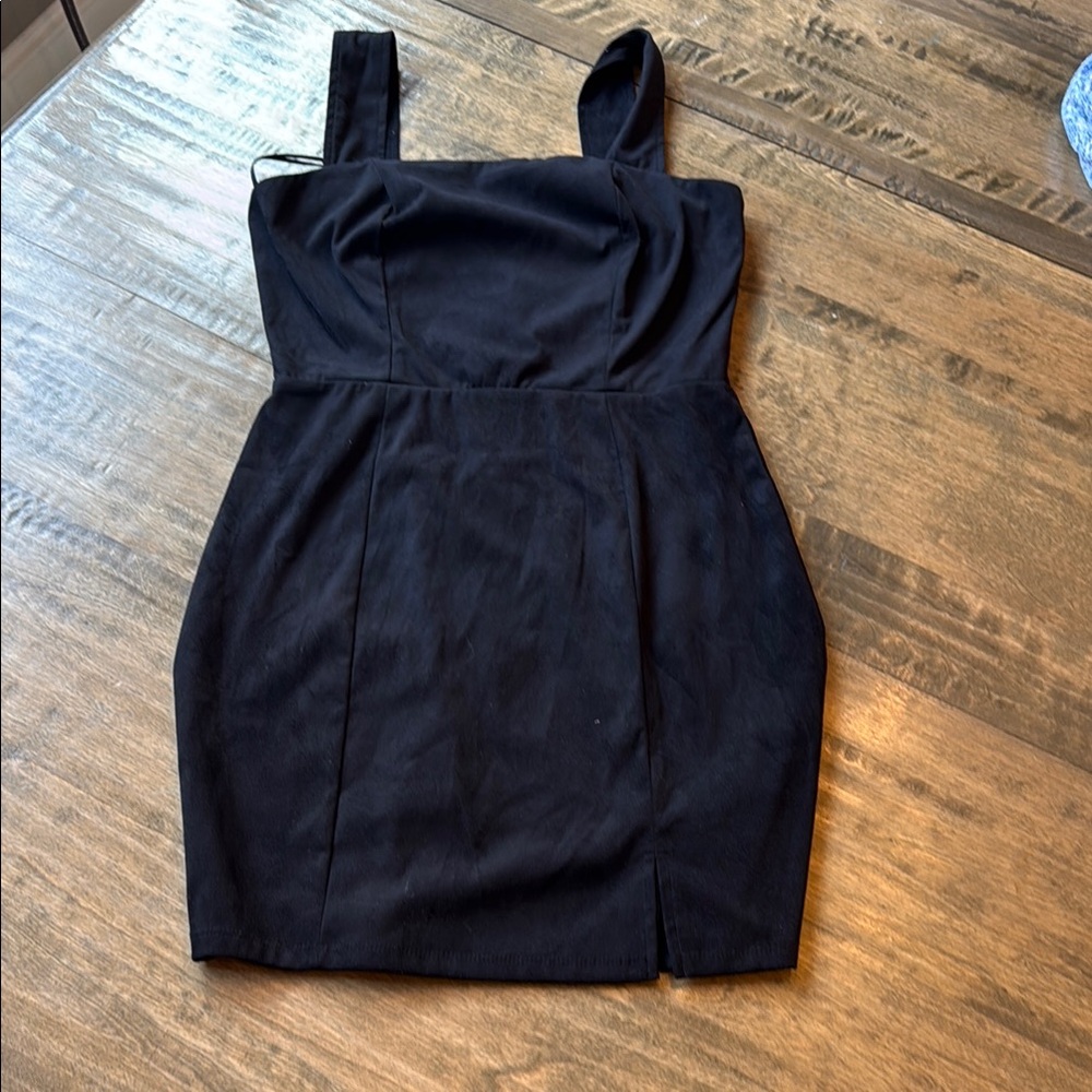 Francesca's Black Mini Dress